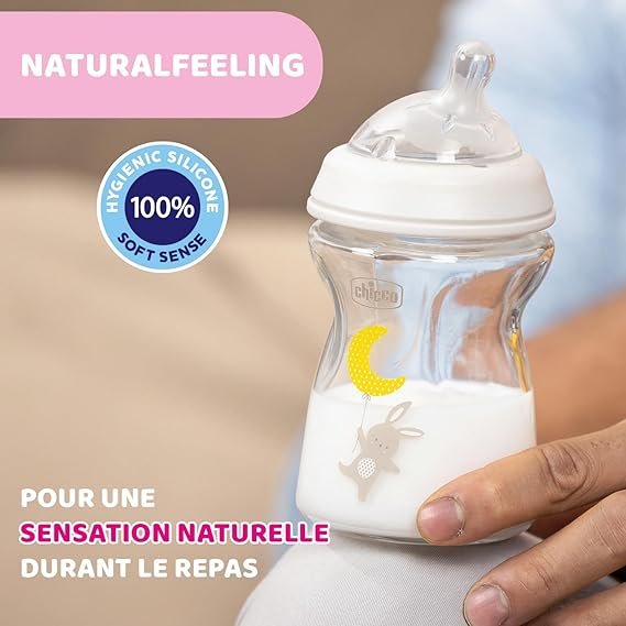 BIBERON NATURALFEELING – VERRE – 0M+3