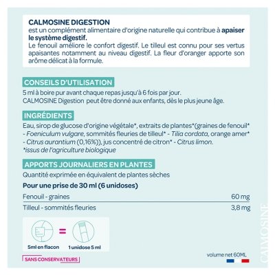 Calmosine Digestion Boisson Apaisante Bio 100 ml4
