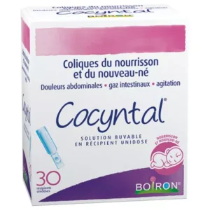 Cocyntal Boiron : soulager les coliques du nourrisson et du nouveau-né