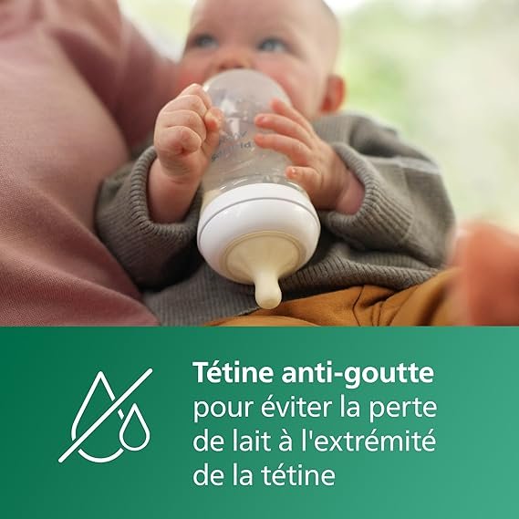 Philips Avent Natural Response – Biberons en verre 240 ml1