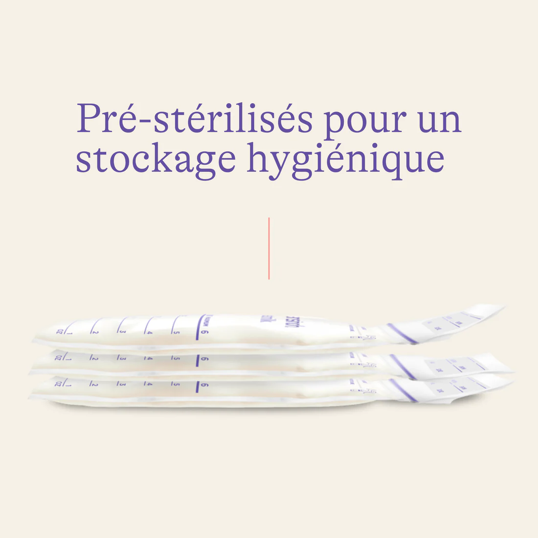 Sachets de conservation de lait maternel LANSINOH
