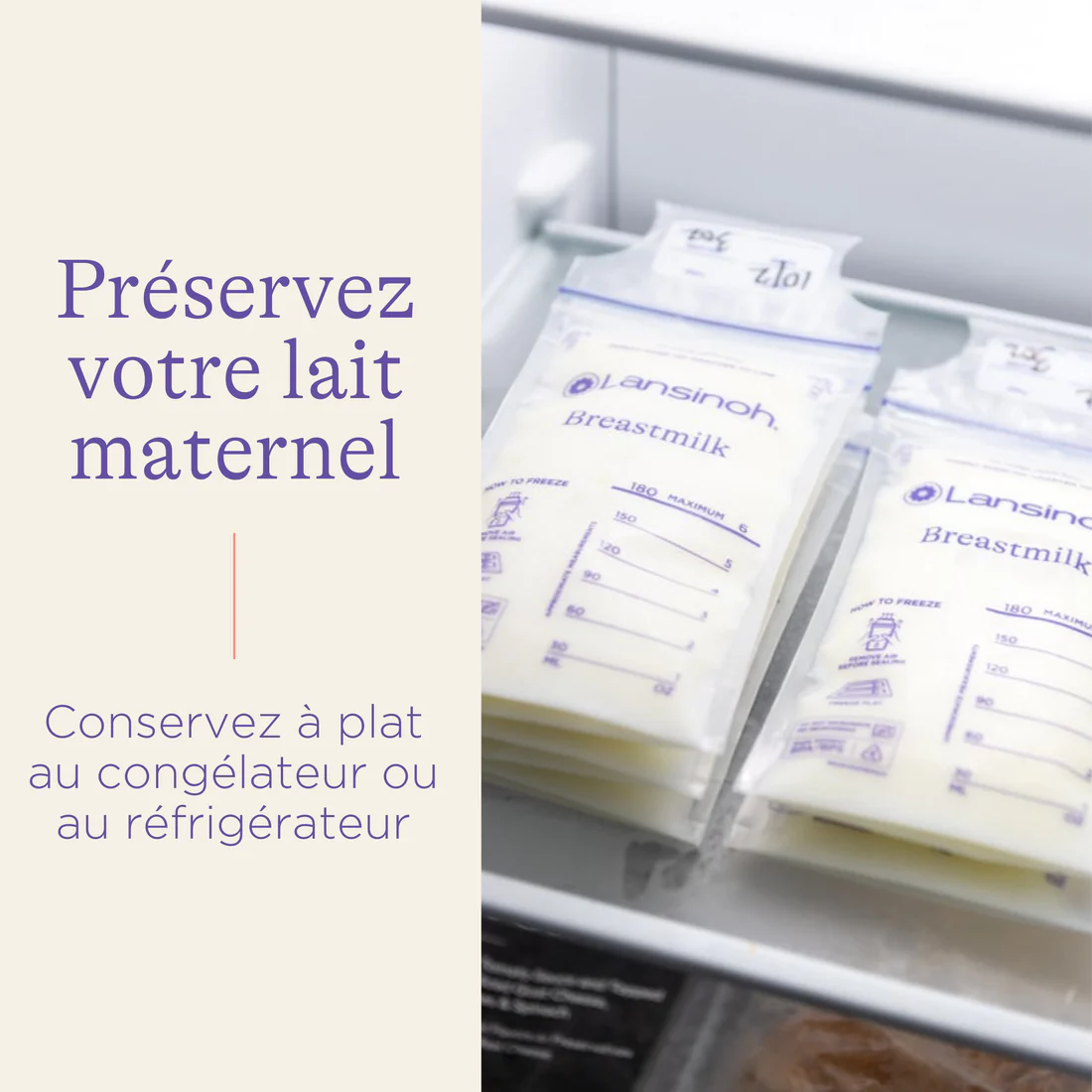 Sachets de conservation de lait maternel3