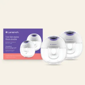 Tire lait mains libres Compact portable et confortable lansinoh