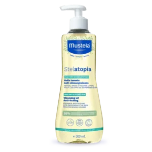 STELATOPIA - Huile Lavante au tournesol - Peau Atopique, 500ml MUSTELA
