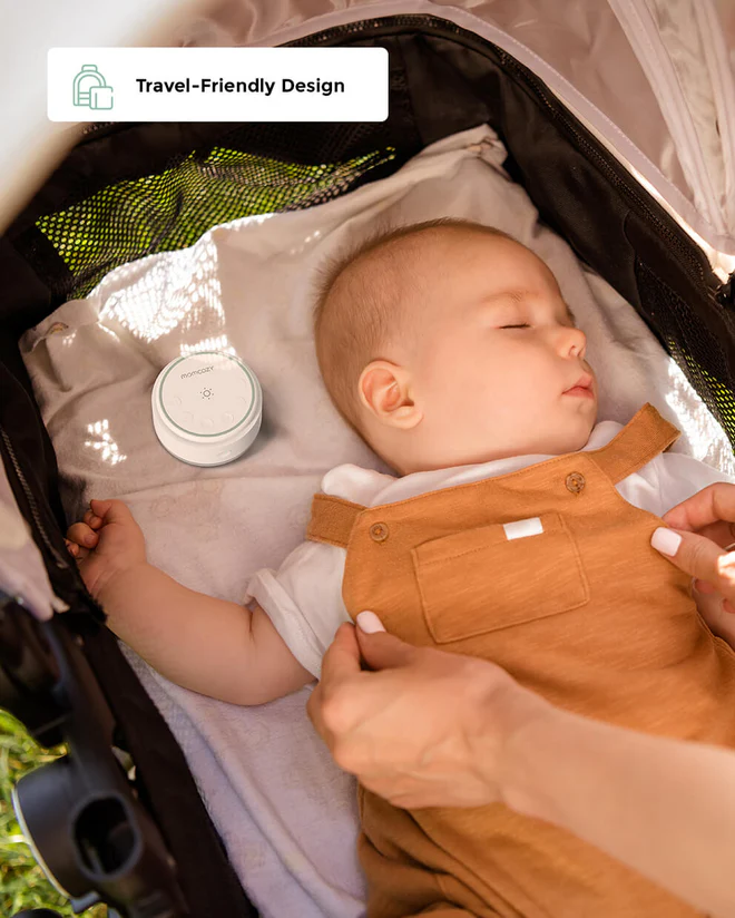 Machine sonore portable pour bébé Momcozy – Bruit blanc, Longue durée de batterie3