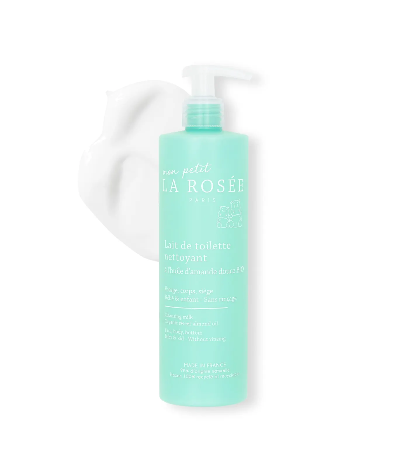 Lait de toilette nettoyant bébé1