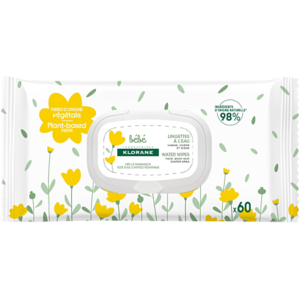 Lingettes nettoyantes à l'eau KLORANE