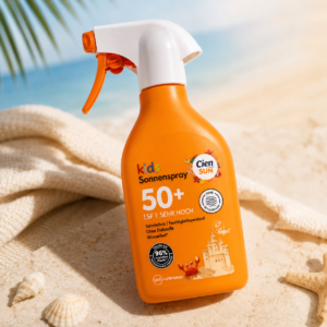 Cien Sun Crème Solaire Enfant FPS 50+ Très Haute, Sans Parfums, 250ml