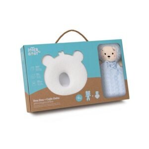 Coffret Interbaby Doudou+Coussin anti-plagiocéphalie ergonomique