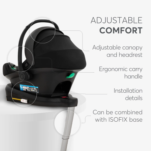 Maxi Cosi 40-87 cm i-Prime i-SIZE Noir Kikka Boo4