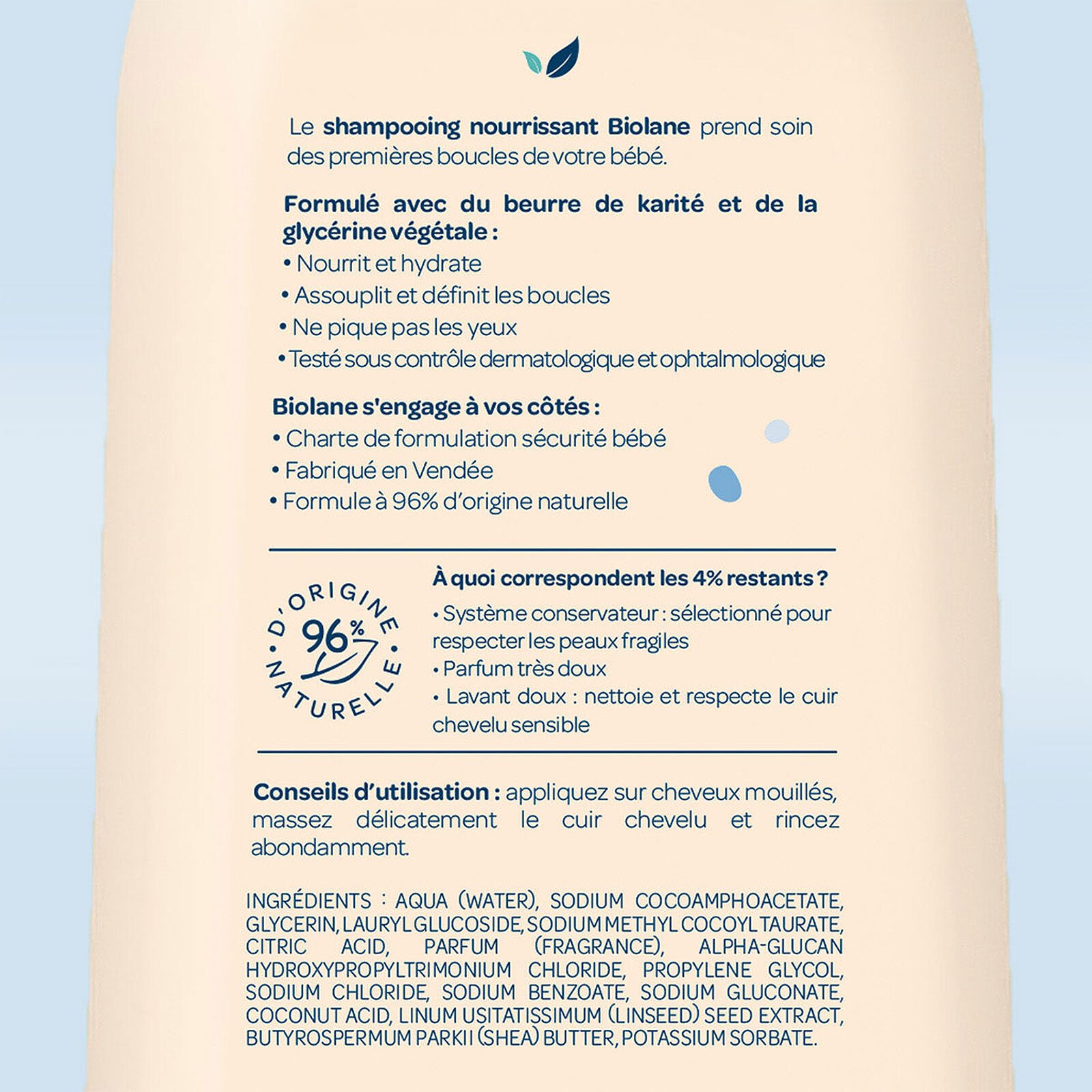 Shampooing nourrissant cheveux bouclés1